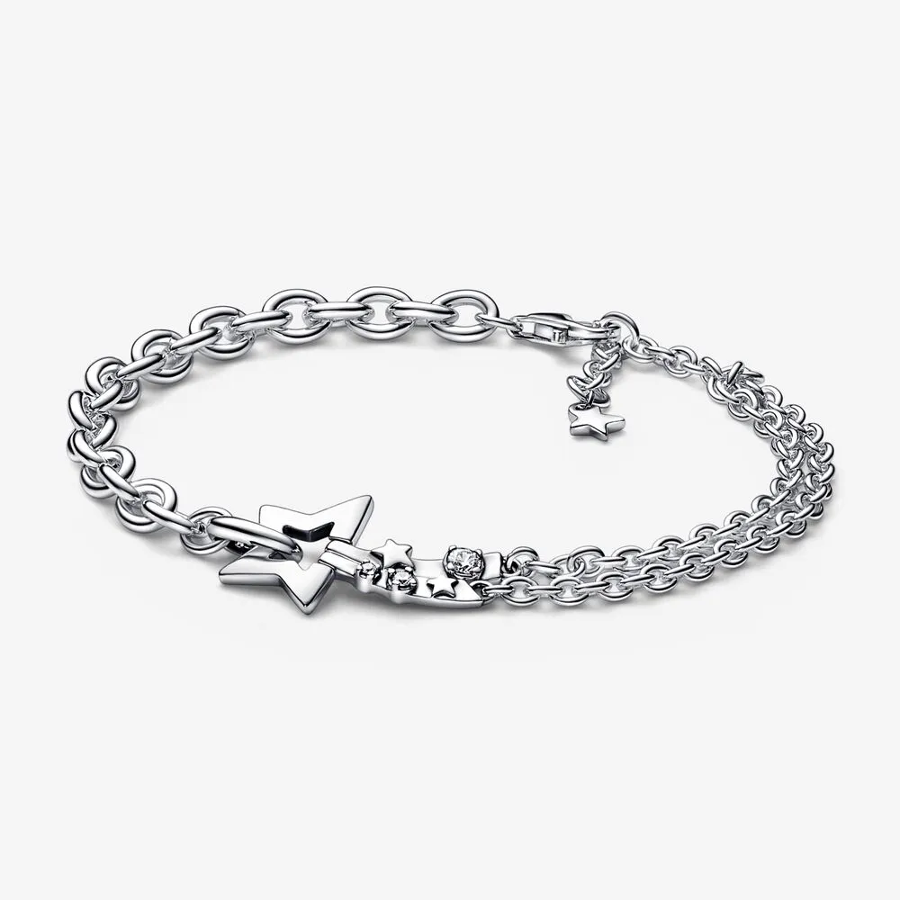 PANDORA Shooting Star Double Chain Bracelet - 592409C01