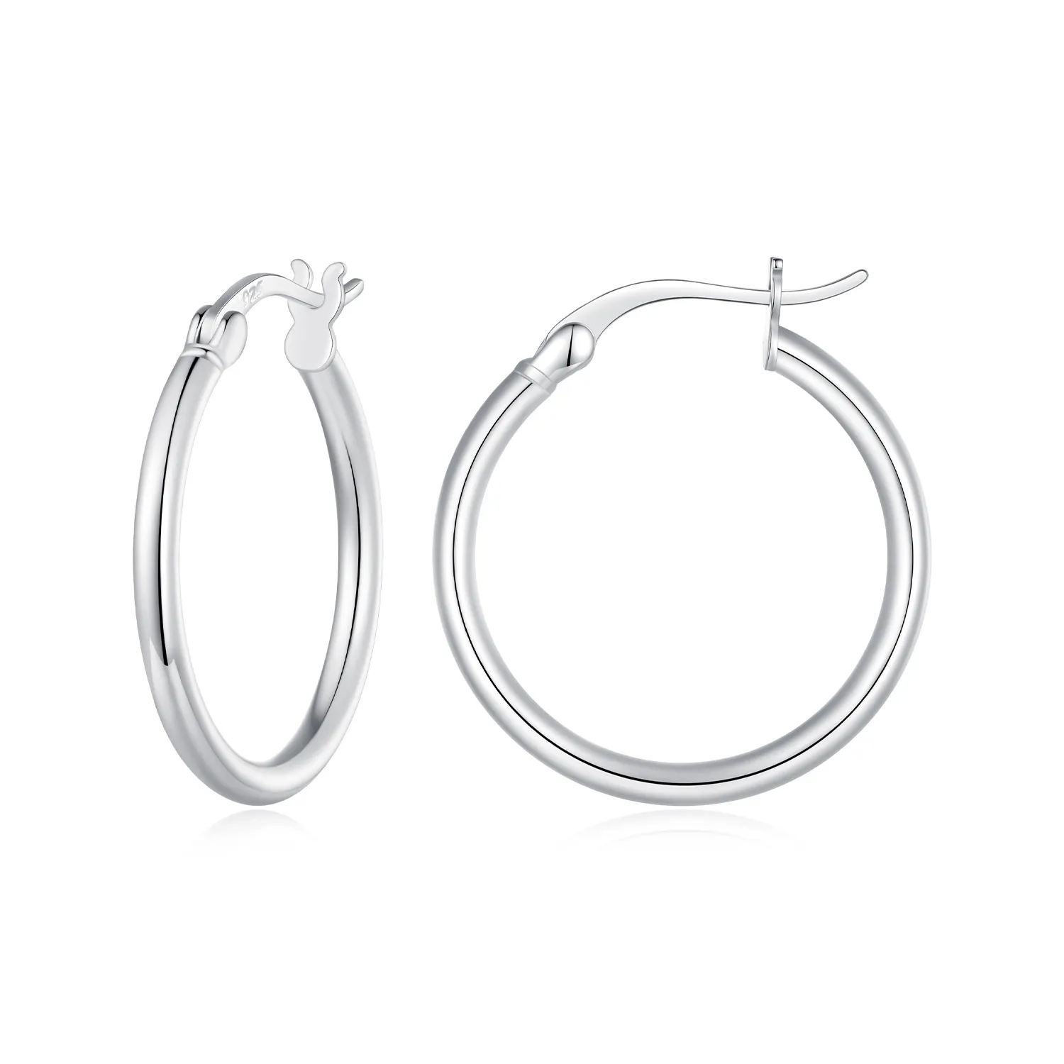 pandora style big circle hoops øredobber sce1608 l