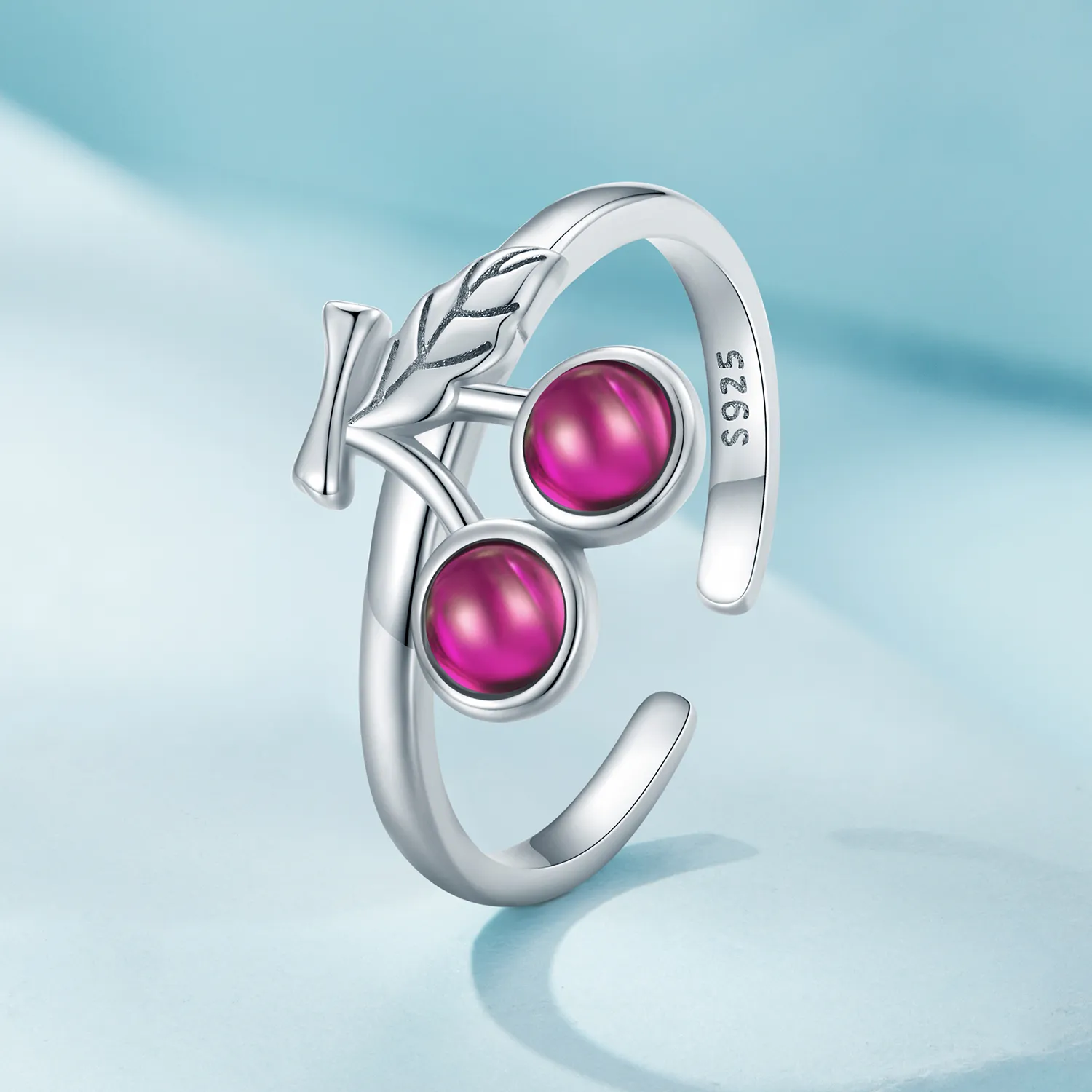 Pandora Style Cherry Open Ring - SCR936