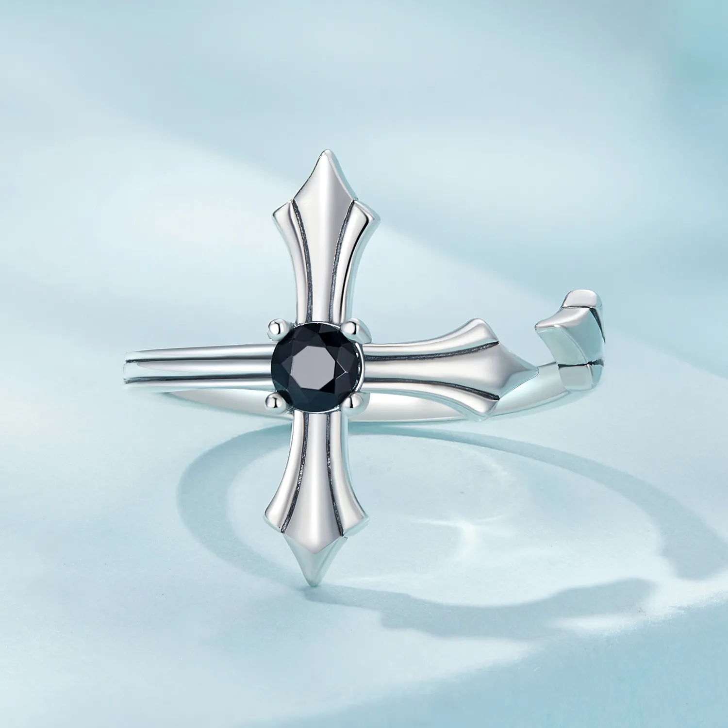 Pandora Style Cross Open Ring - SCR939