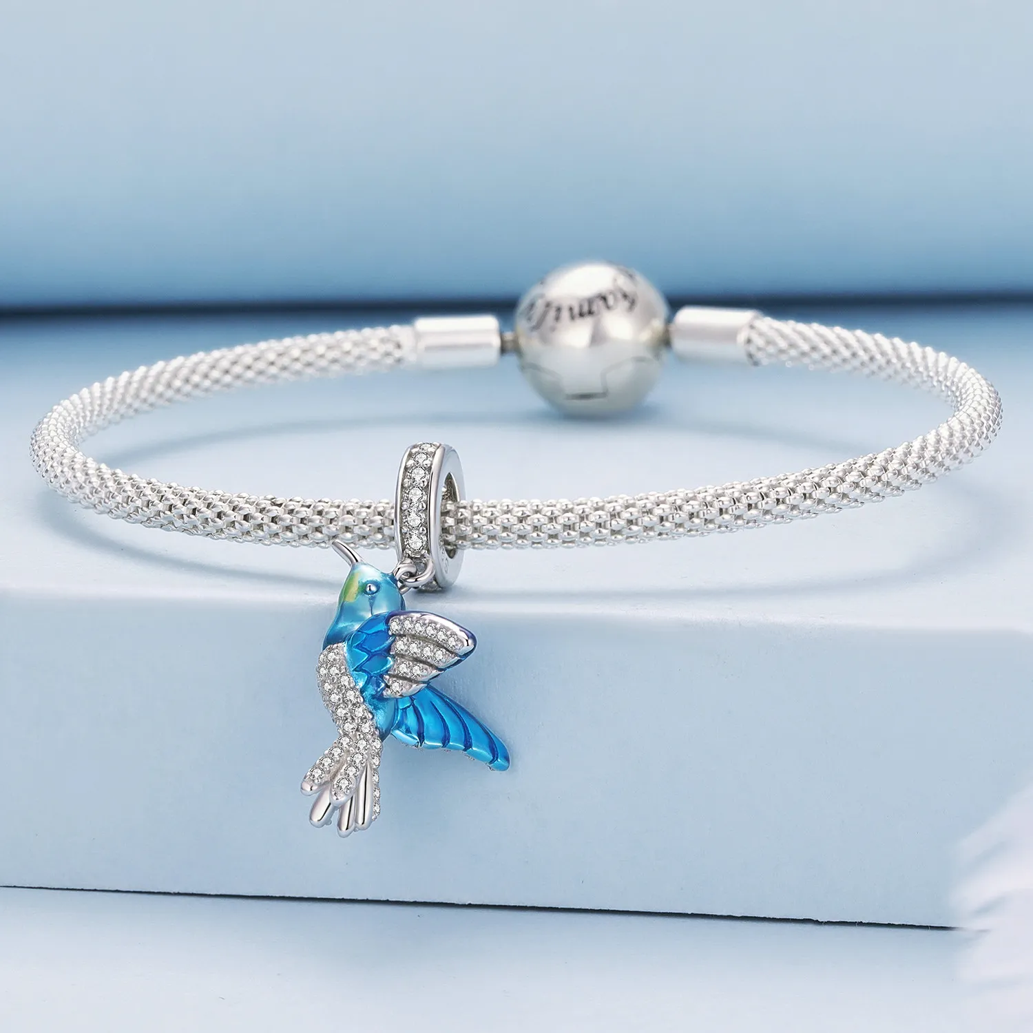 Pandora Style Delikat Kingfisher Anheng Charm - BSC858