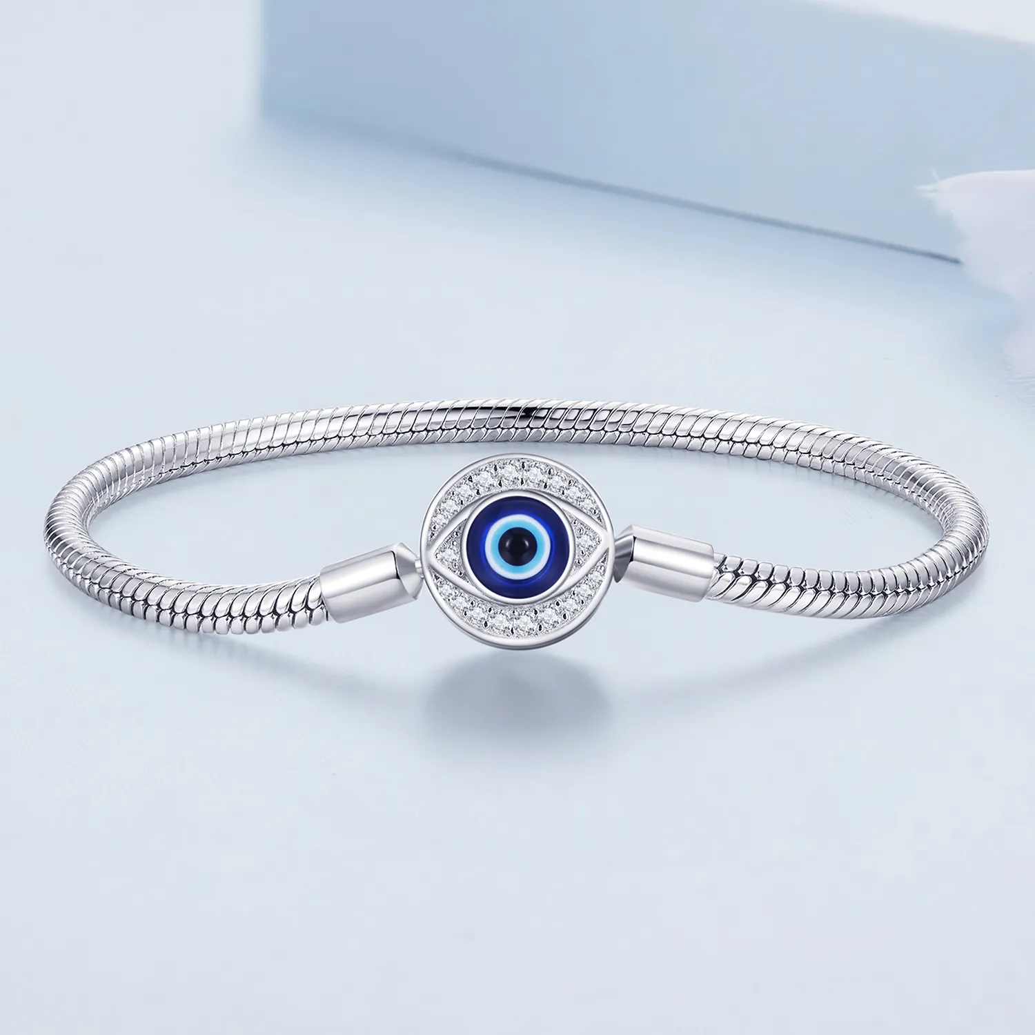 Pandora Style Devil Eye Basics kjedearmbånd - BSB122