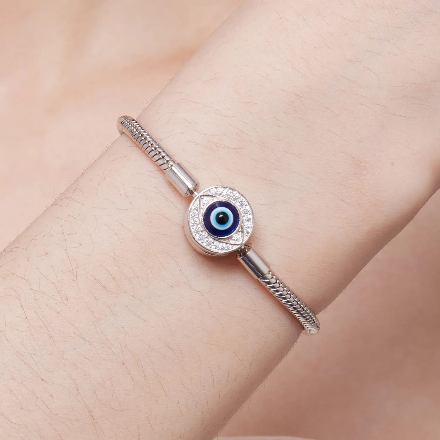 Pandora Style Devil Eye Basics kjedearmbånd - BSB122