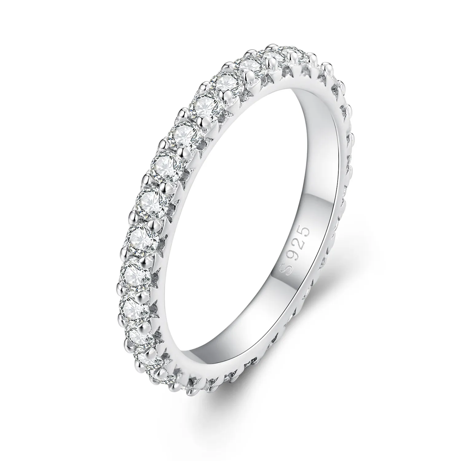 Pandora Style Fin Moissanite diamantring - MSR028