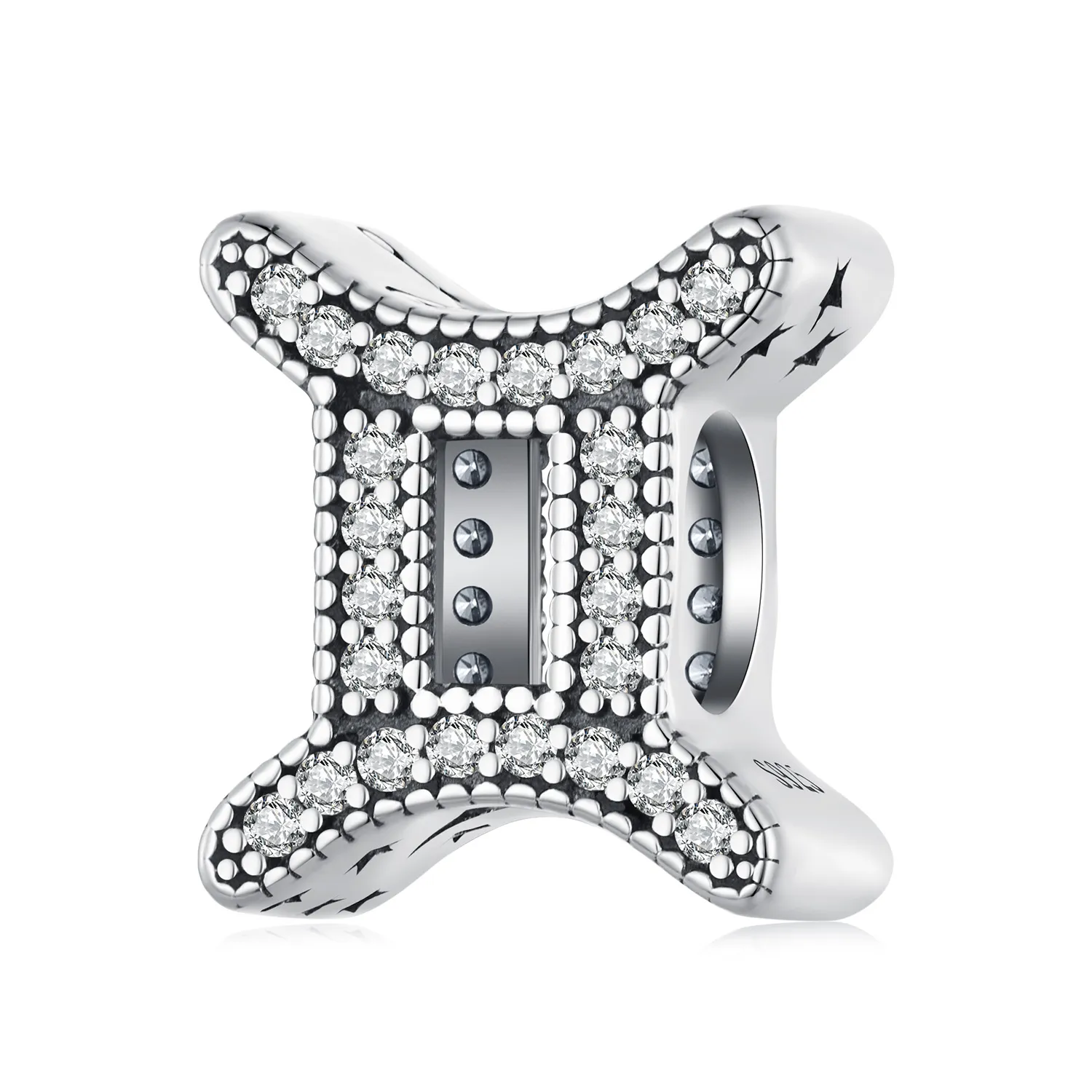 Pandora Style Gemini Lucky Zodiac Charm - SCC2516-3