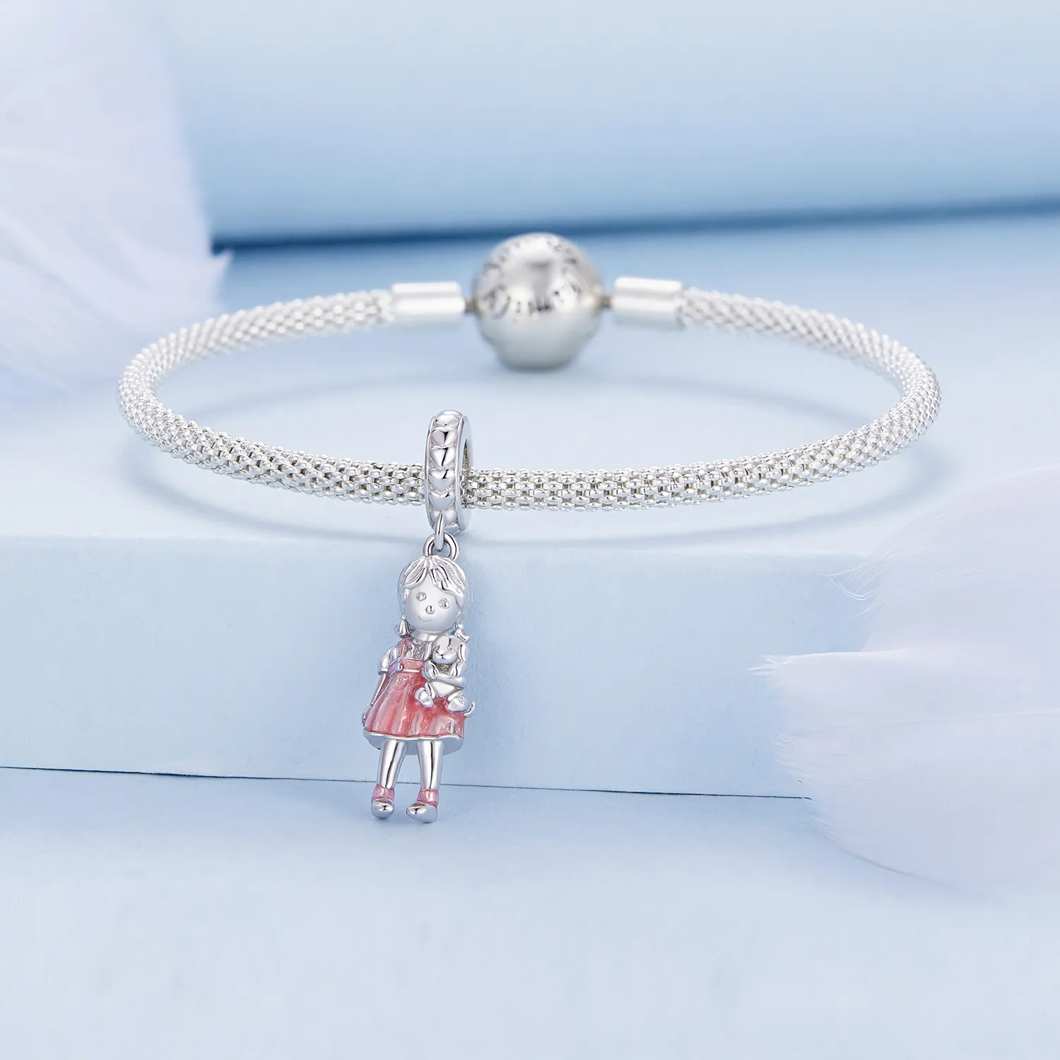 Pandora Style Little Girl Anheng Charm - BSC878