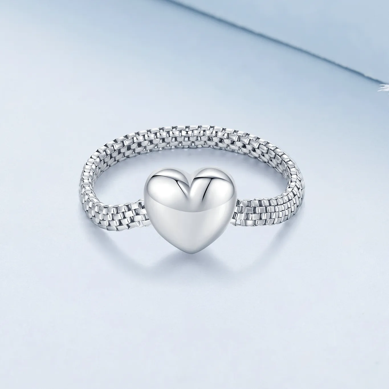 Pandora Style Love Chain Ring - BSR422