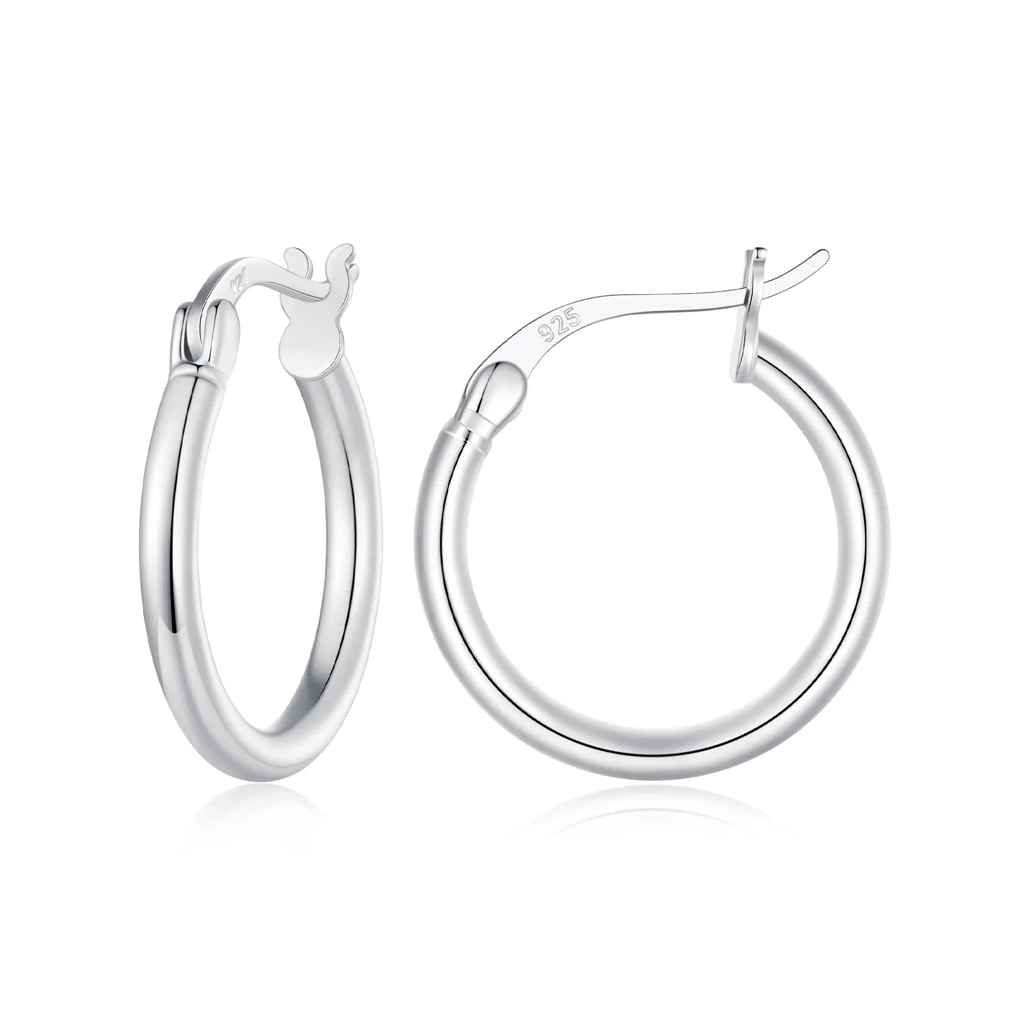 pandora style medium circle hoops øredobber sce1608 m