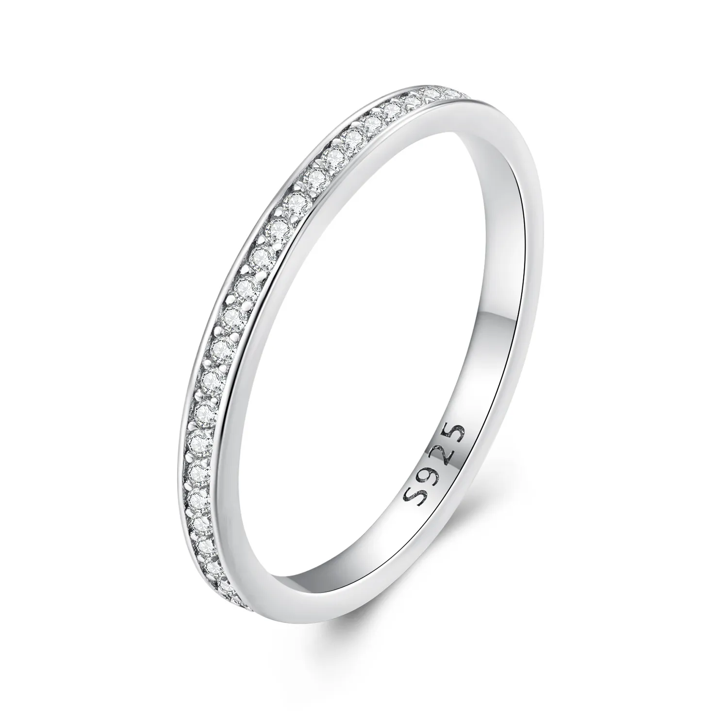 Pandora Style Pave Moissanite Ring - MSR030