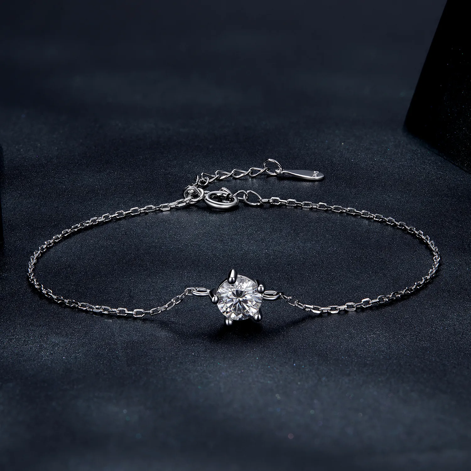 Pandora Style Sparkle Moissanite-armbånd - MSB001