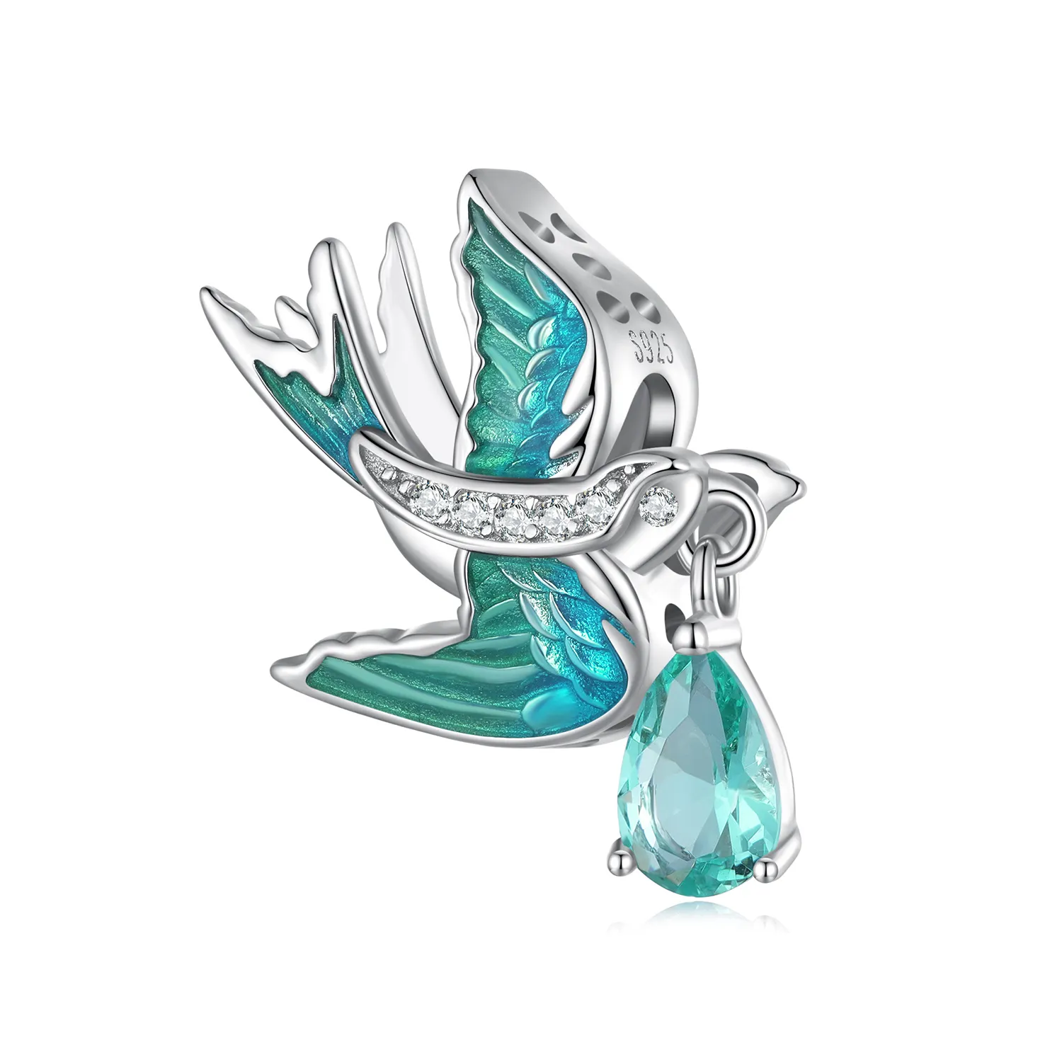 Pandora Style Swallow Charm - BSC865