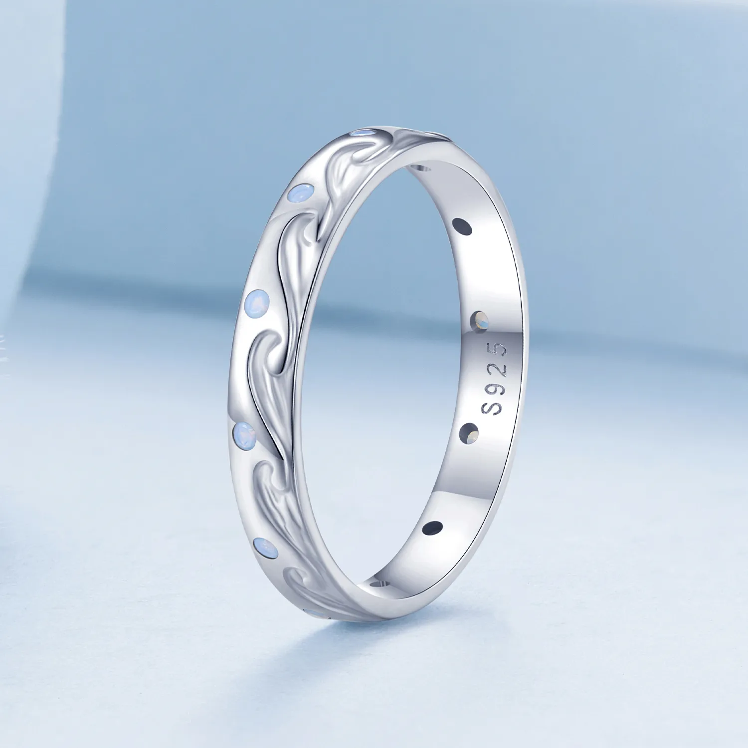 Pandora Style Waves Ring - BSR443