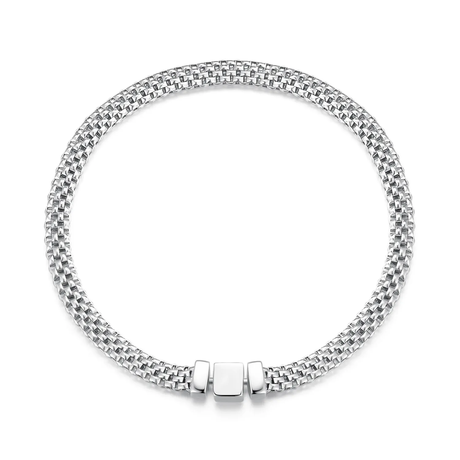 pandora style weave chain armbånd bsb124