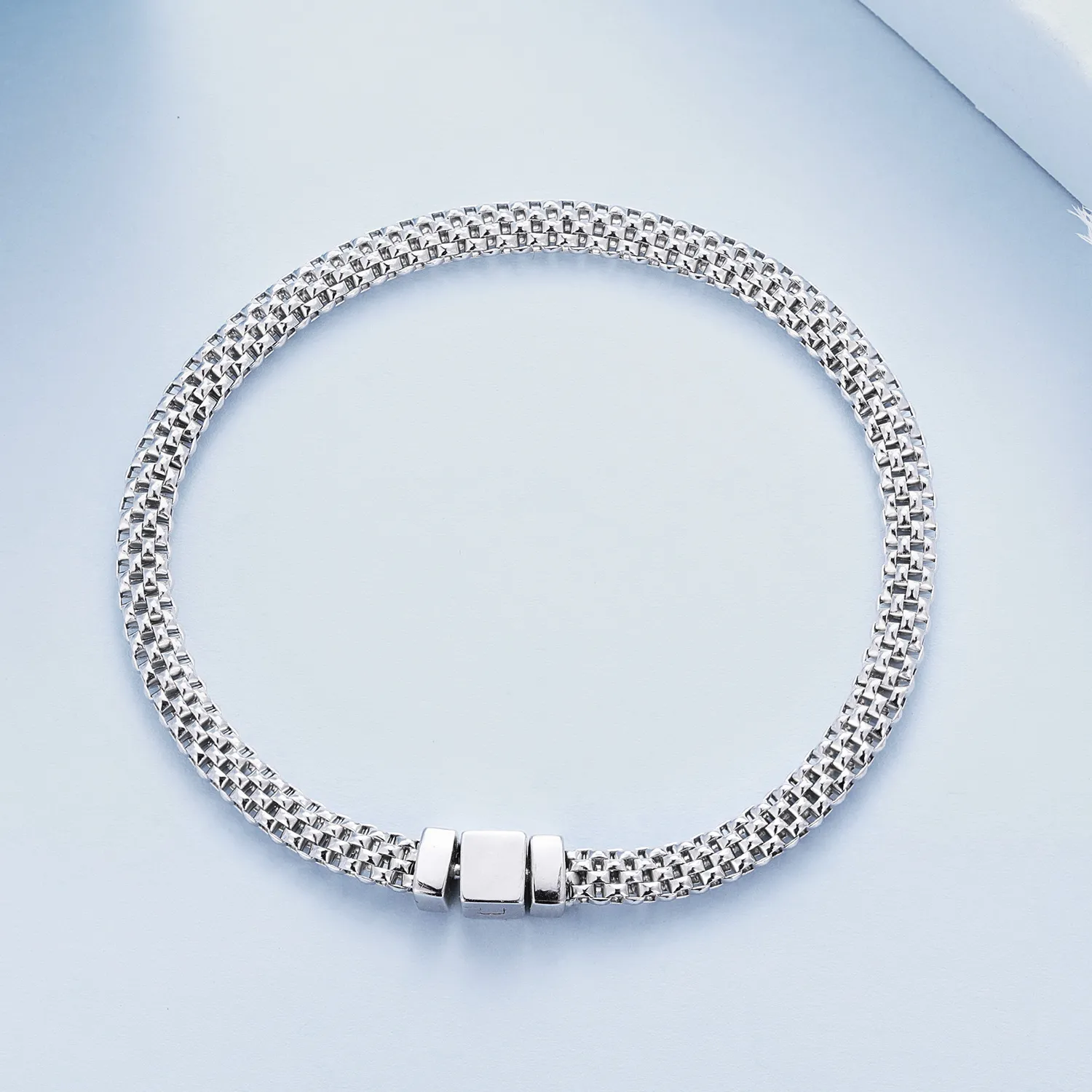 Pandora Style Weave Chain Armbånd - BSB124