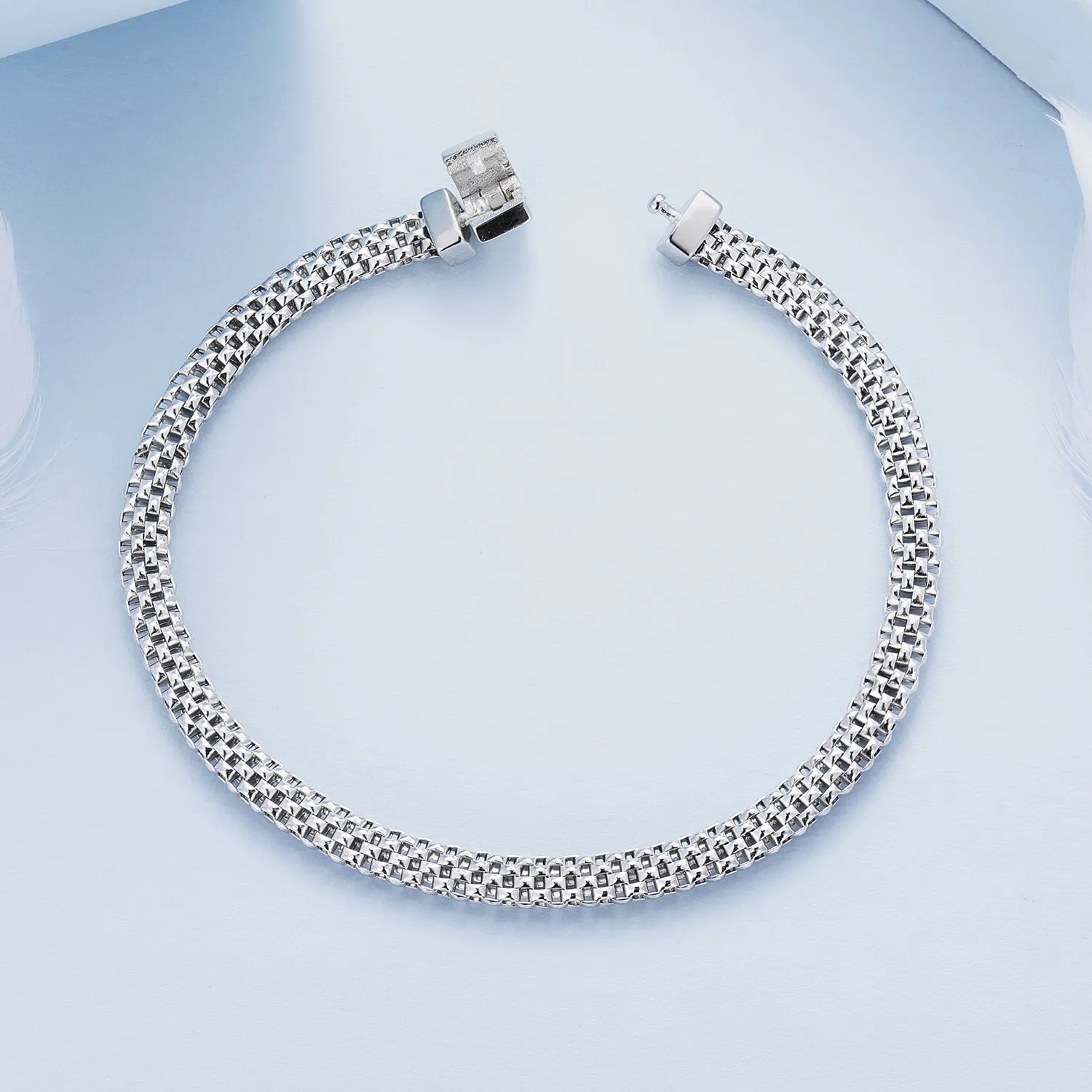 Pandora Style Weave Chain Armbånd - BSB124