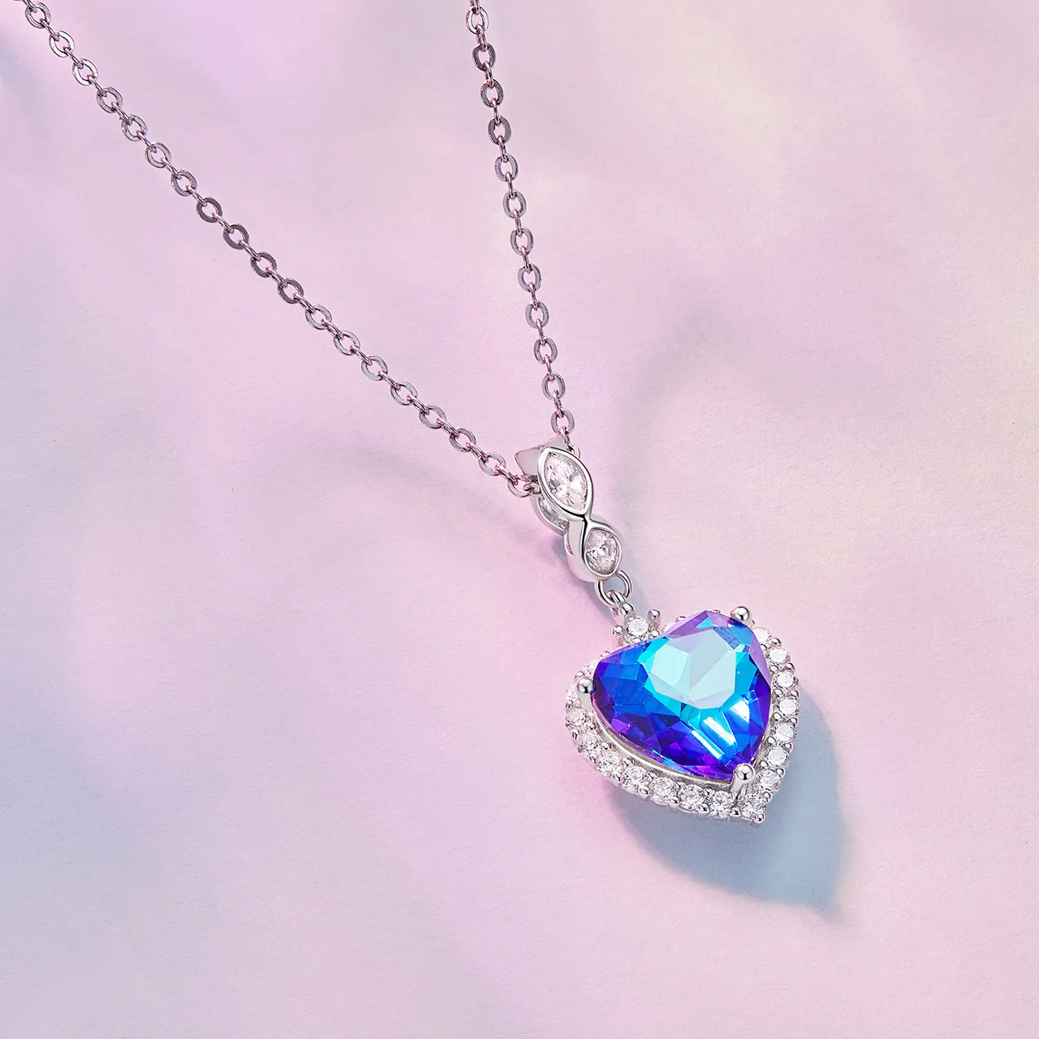 Pandora Style Blue Heart Charm - BSC775