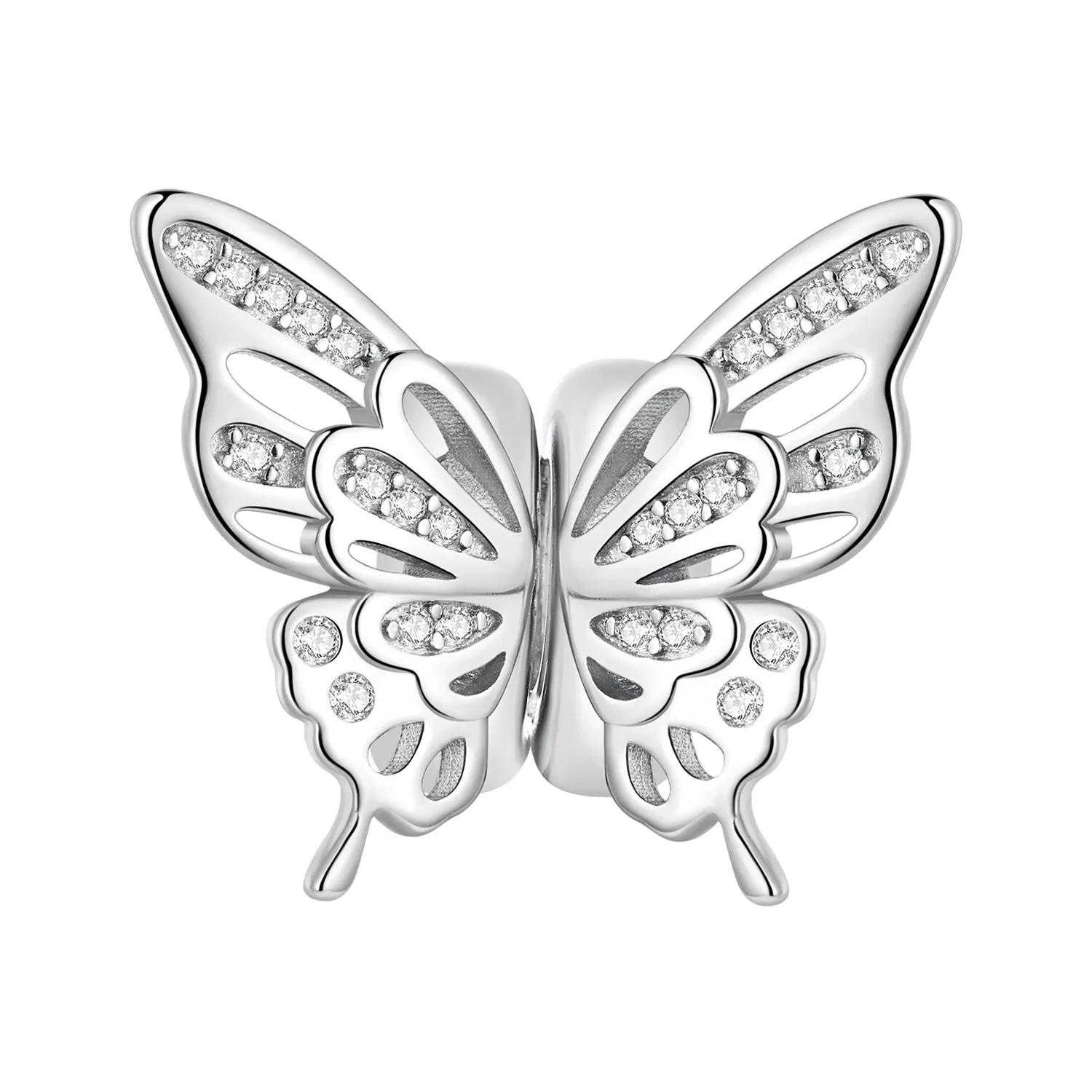 pandora style butterflies spacer charm bsc823