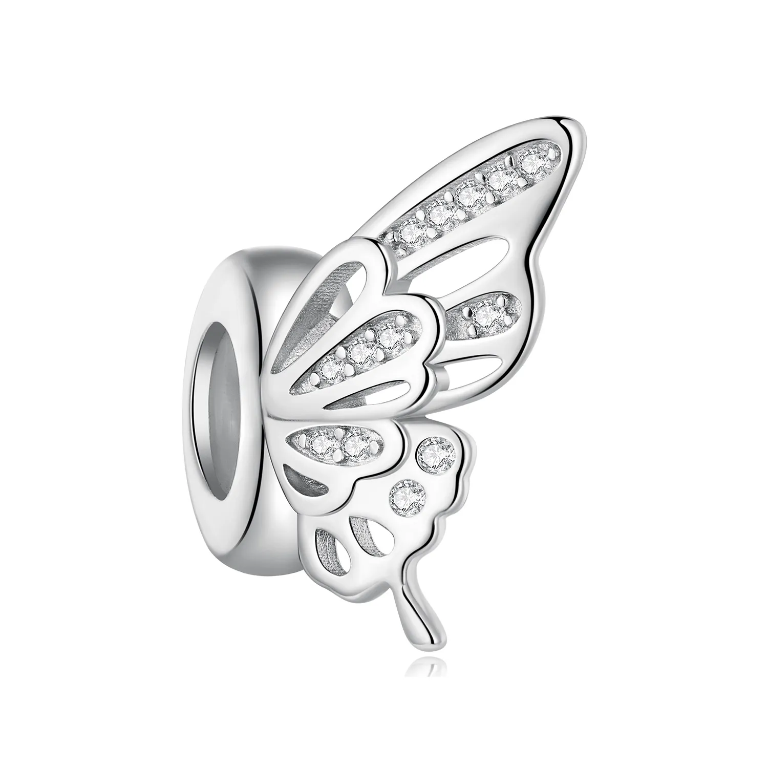 Pandora Style Butterflies Spacer Charm - BSC823