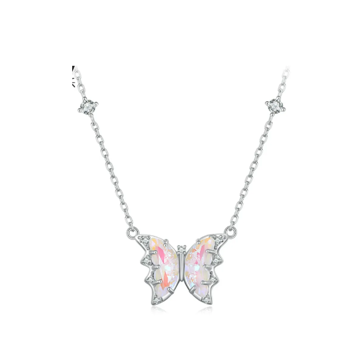 Pandora Style Butterfly Halskjede - BSN345