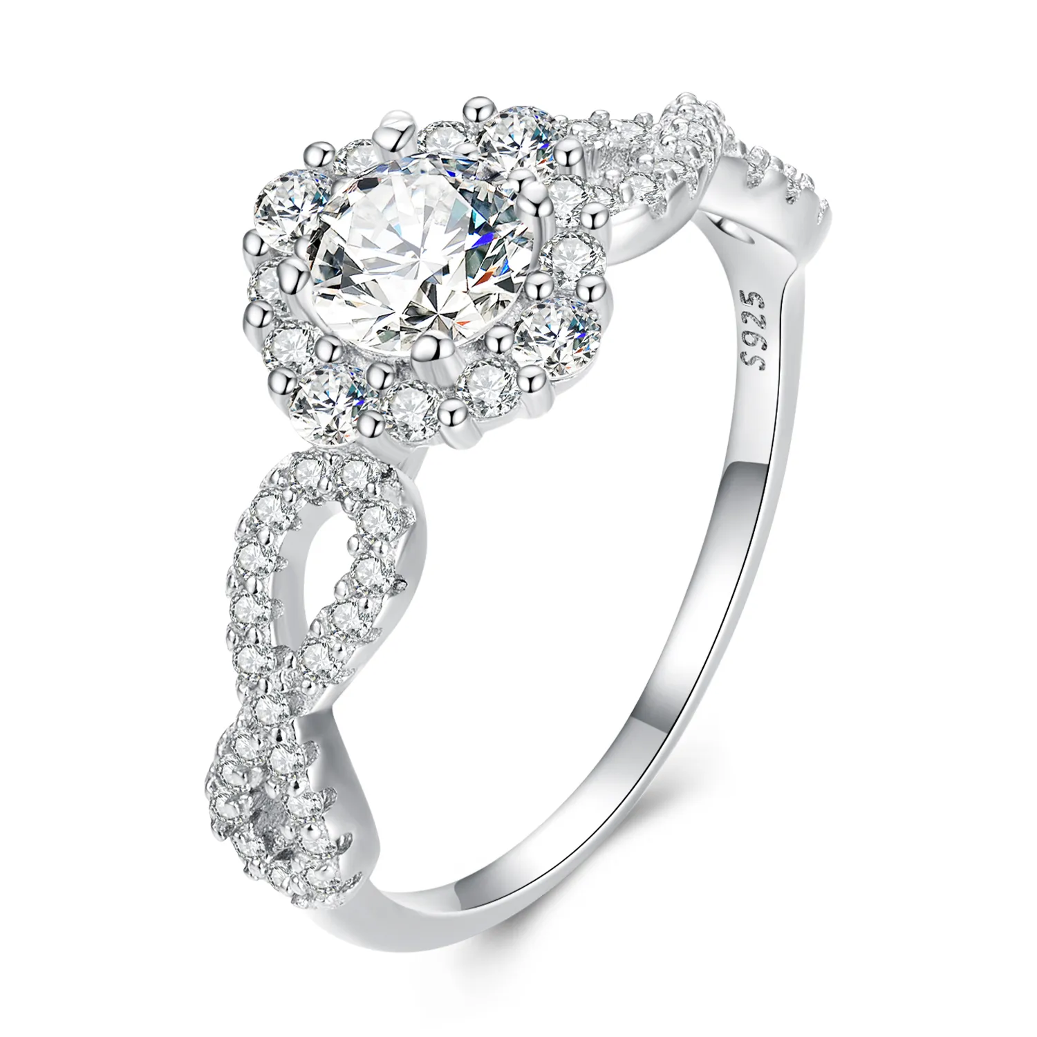 Pandora Style Classic Elegance Ring Clear Cz - BSR352