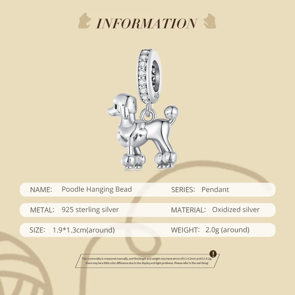 Pandora Style Cockapoo Charm - BSC797