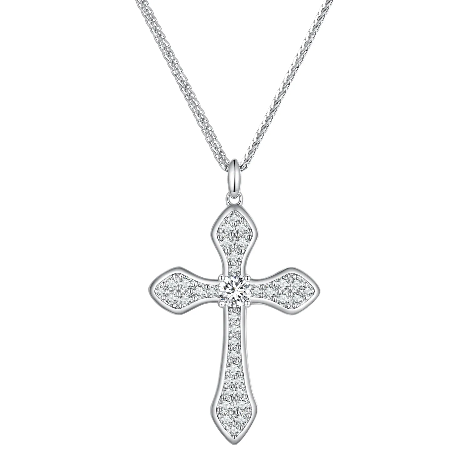 pandora style cross halskjede bsn303