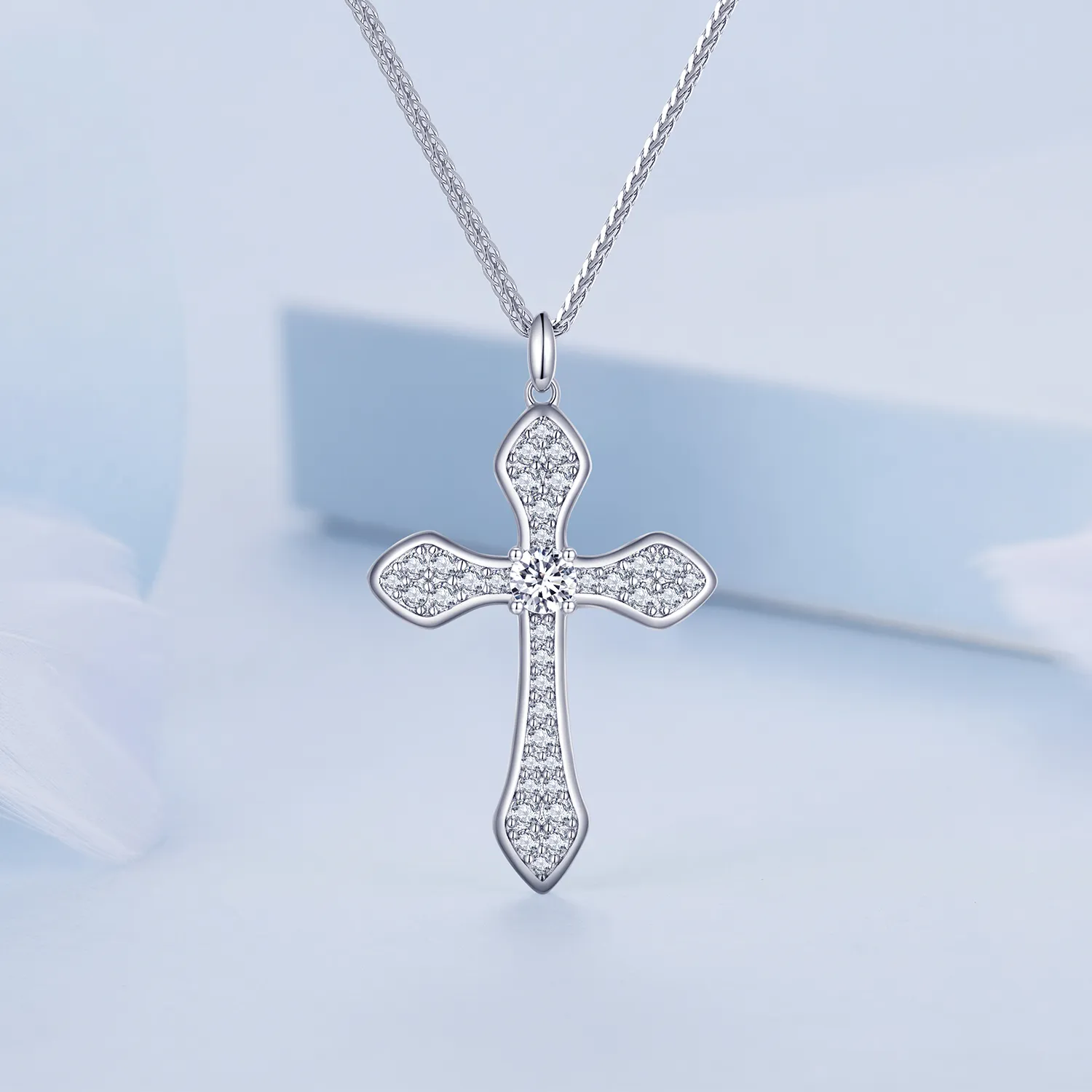 Pandora Style Cross Halskjede - BSN303