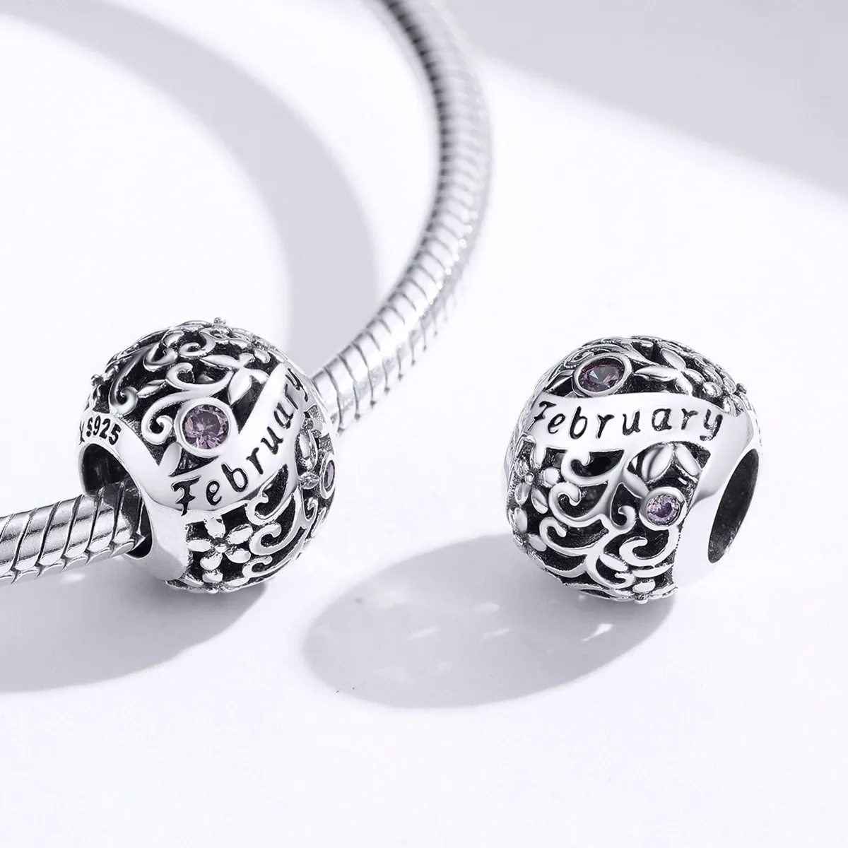 Pandora Style February Birthstone - SCC1385-2