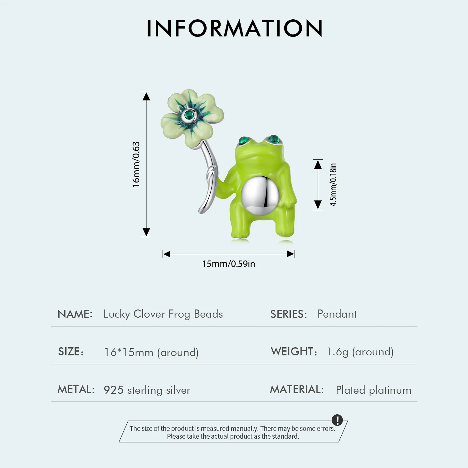 Pandora Style Frog Charm - SCC2488