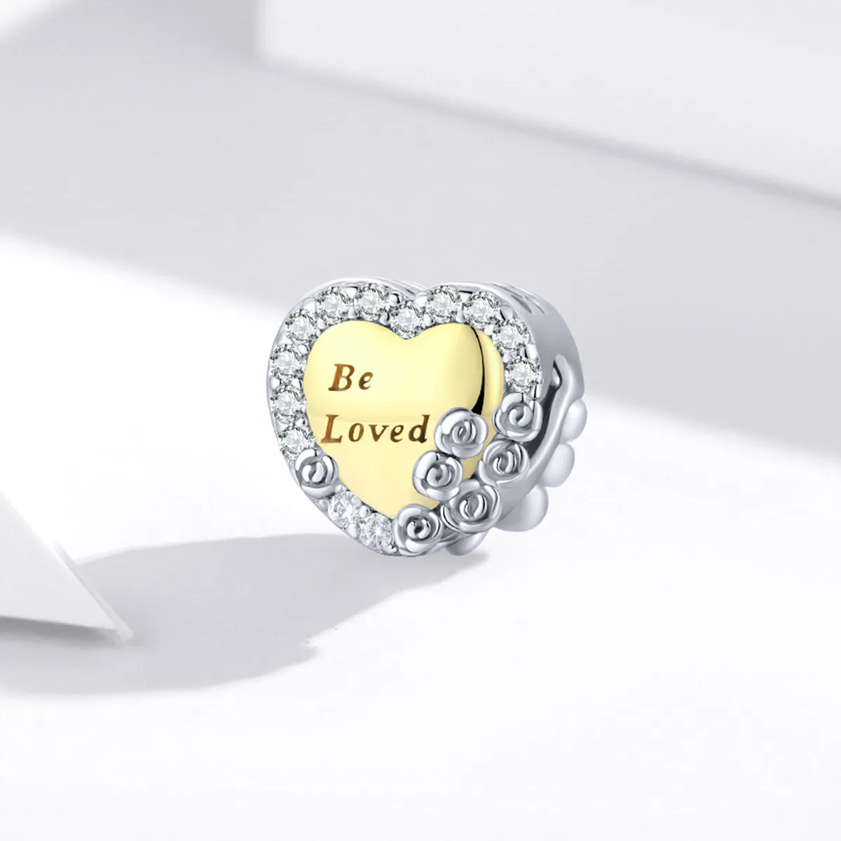 Pandora Style Heart Charm - BSC500