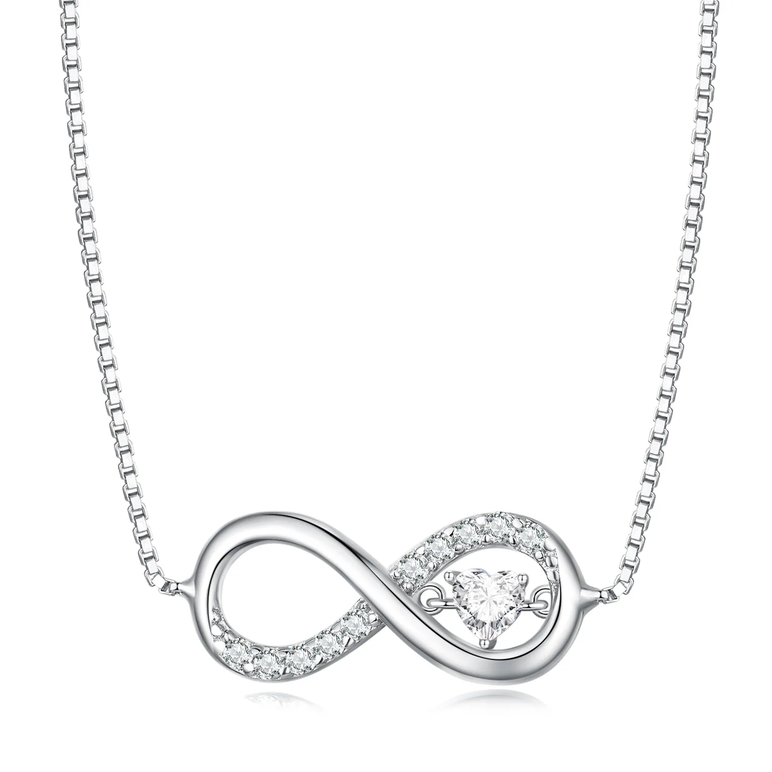 pandora style infinity halskjede bsn276