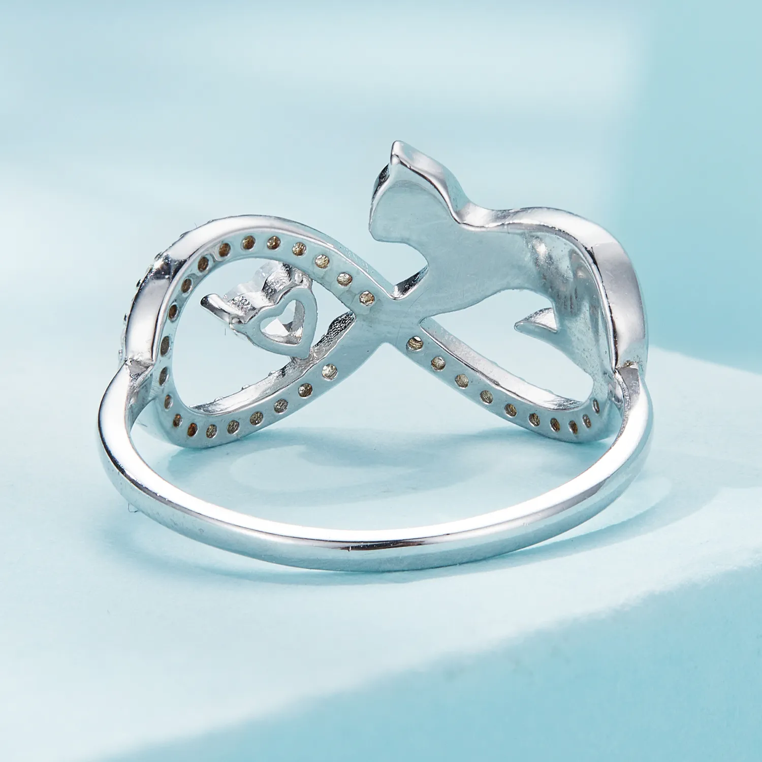 Pandora Style Infinity Knot Ring - SCR918