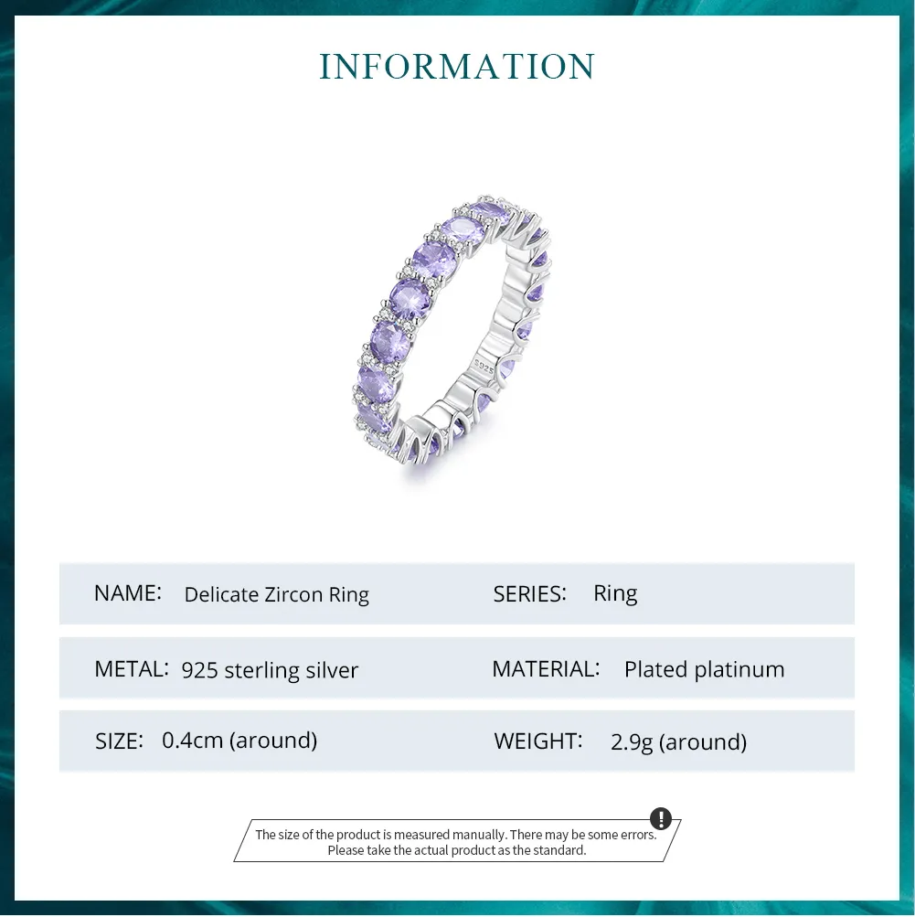 Pandora Style lilla ring - BSR340