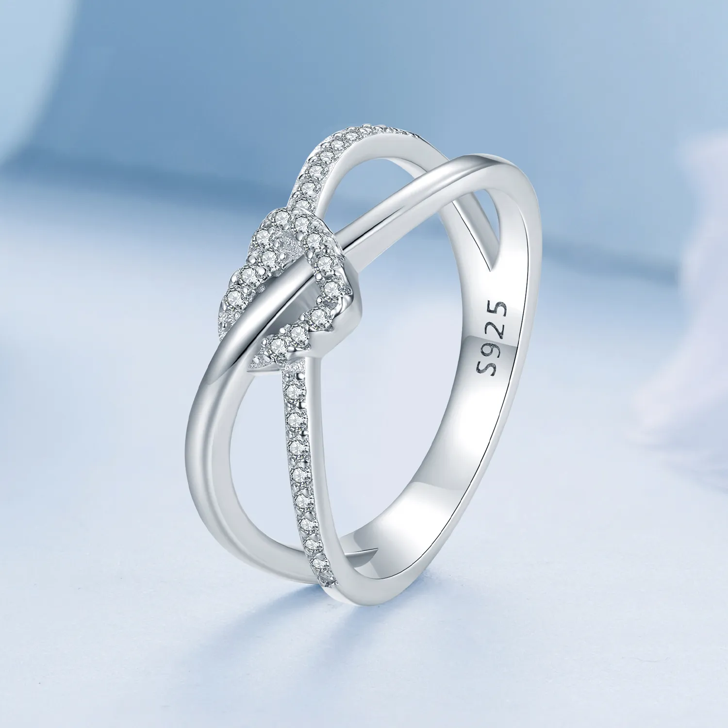 Pandora Style Love Knot Ring - BSR464