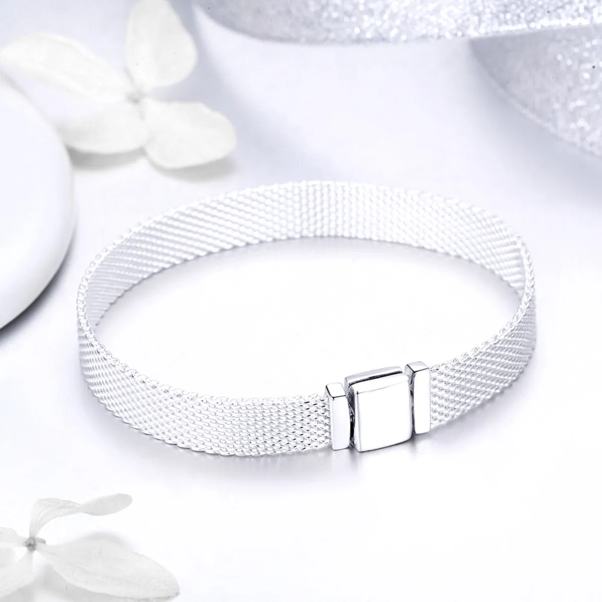 Pandora Style Mesh Armbånd - SCX001