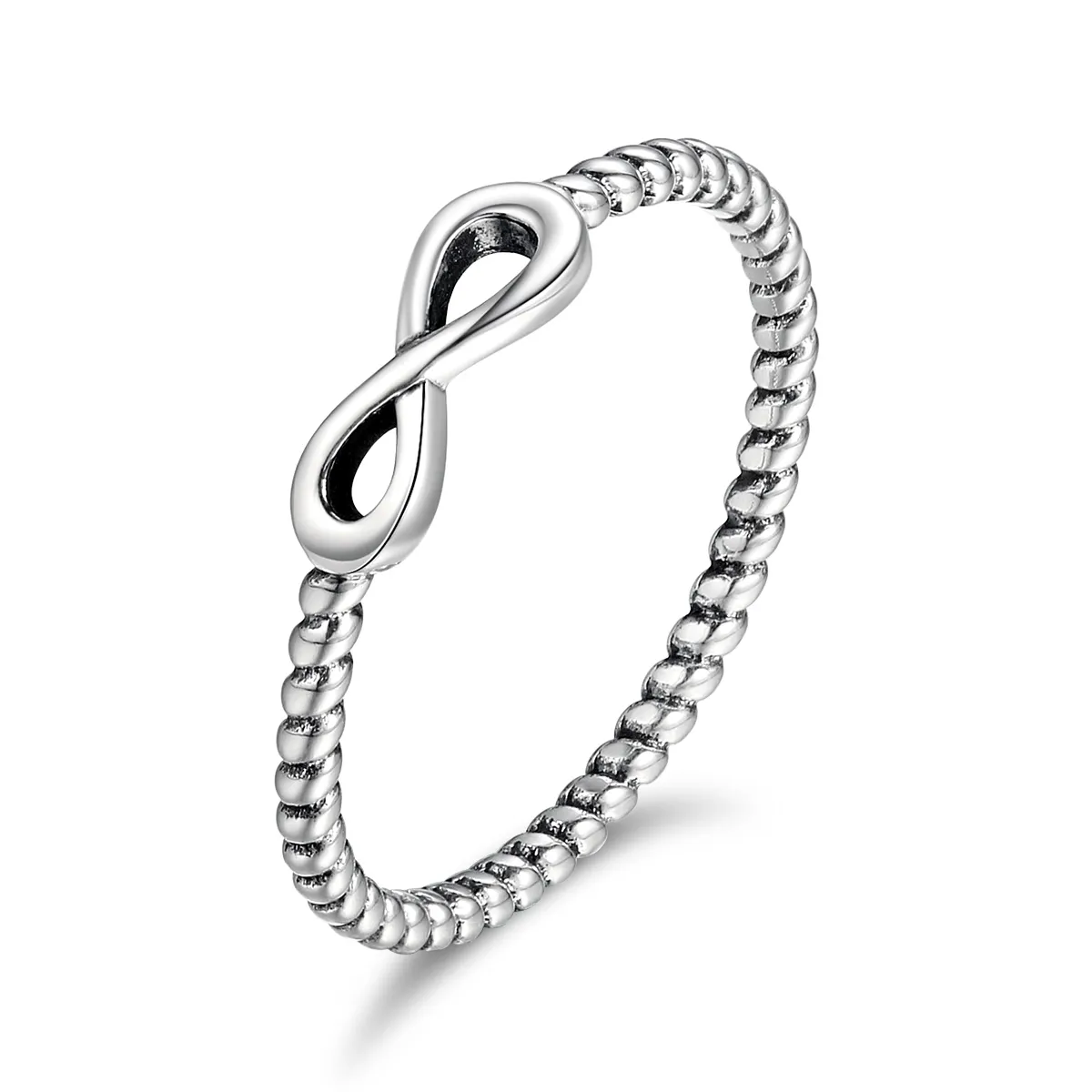 Pandora Style Silver Infinity Ring - SCR094