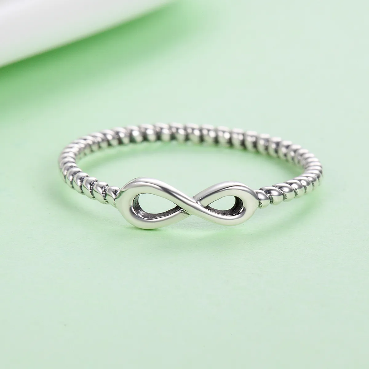 Pandora Style Silver Infinity Ring - SCR094