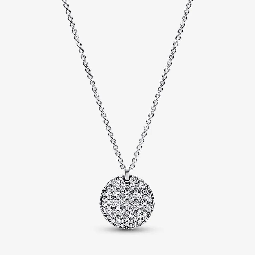 Pandora Timeless Pavé Rundt Anheng Halskjede - 392632C01-45