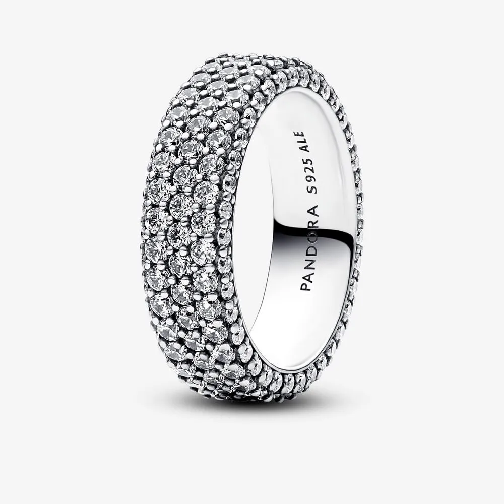 Pandora Timeless Pavé Trippel Rad Ring - 192634C01