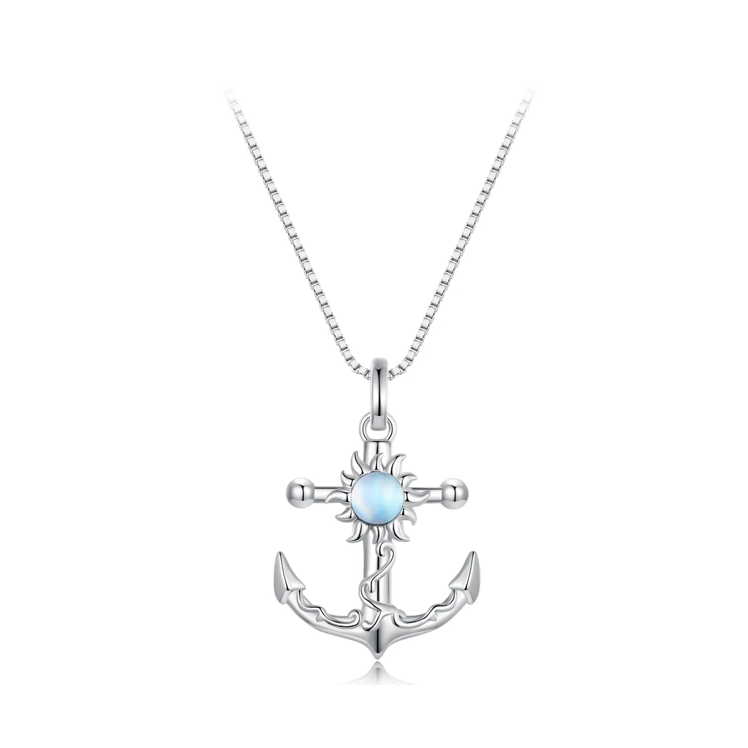 Pandora Style Anchor Halskjede - BSN349