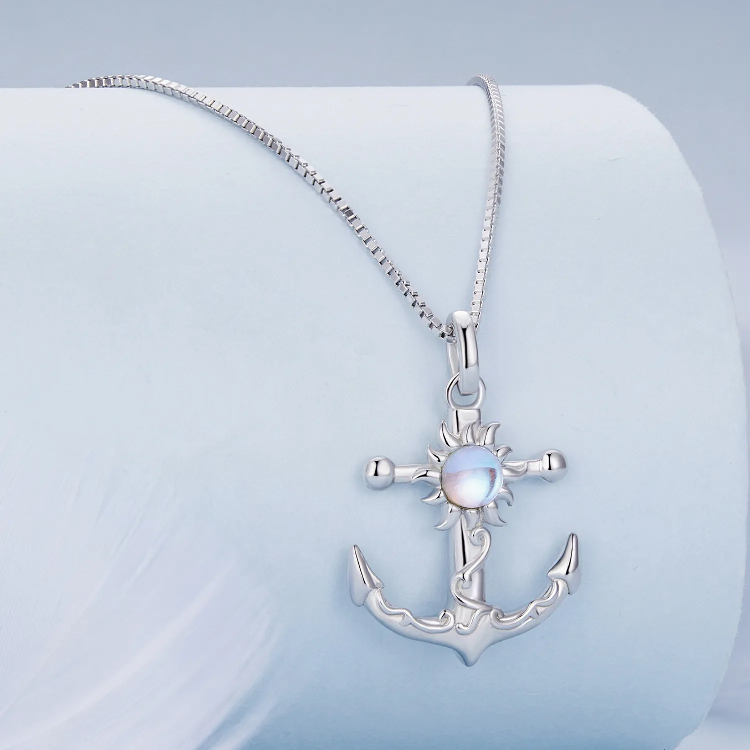 Pandora Style Anchor Halskjede - BSN349