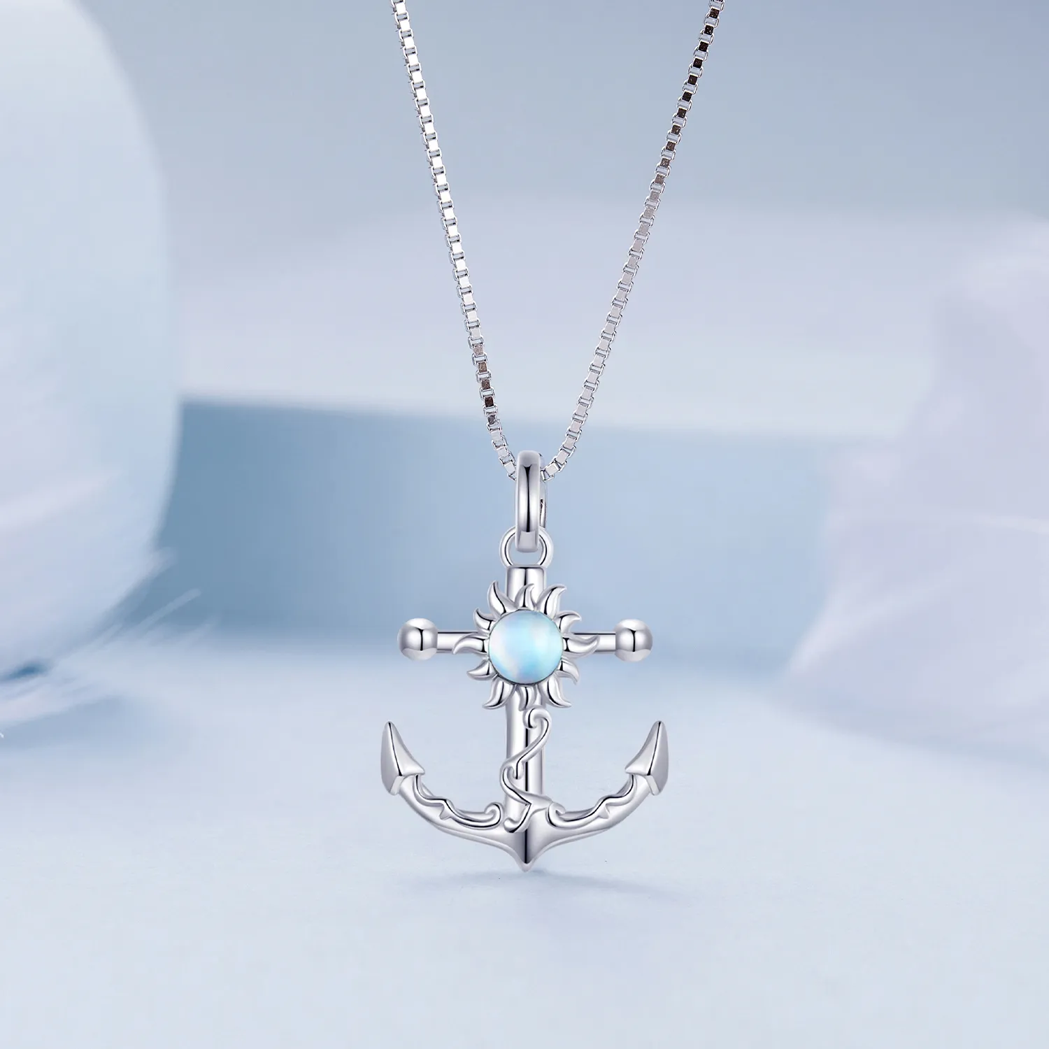 Pandora Style Anchor Halskjede - BSN349