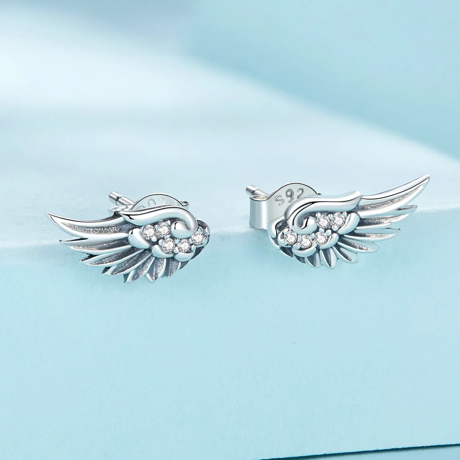 Pandora Style Angel Wings Studs øredobber - SCE1579