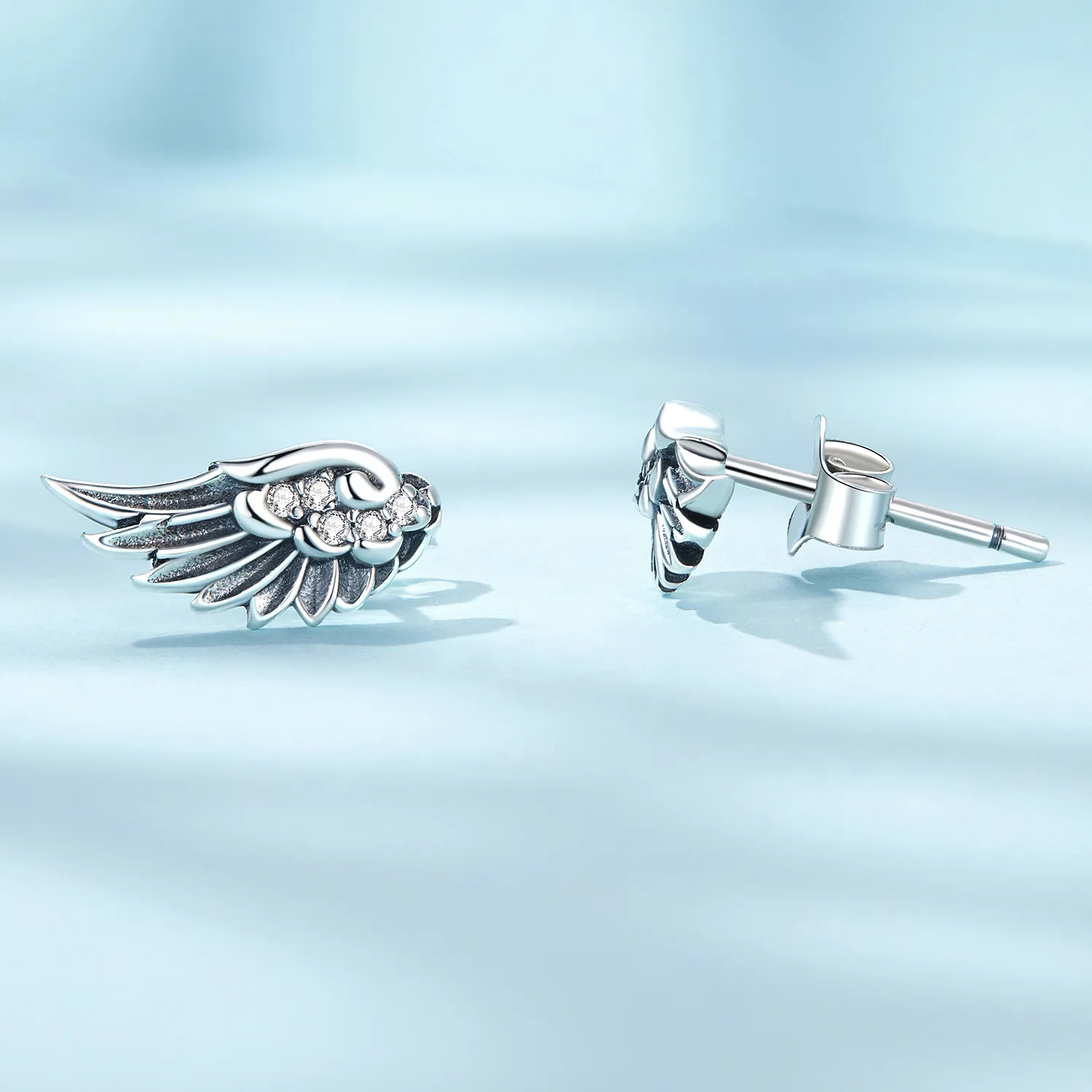 Pandora Style Angel Wings Studs øredobber - SCE1579