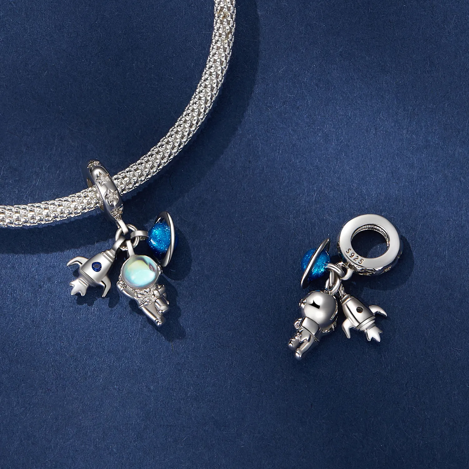 Pandora Style Astronaut Dangle - BSC791