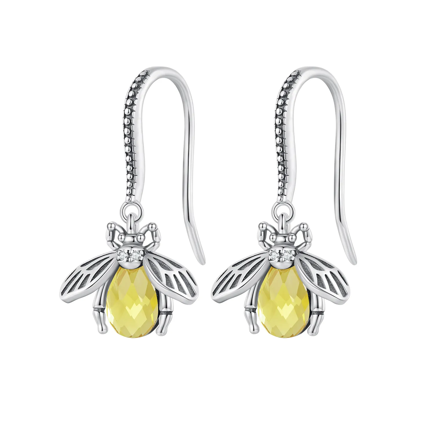 Pandora Style Bee Dangle øredobber - SCE1570