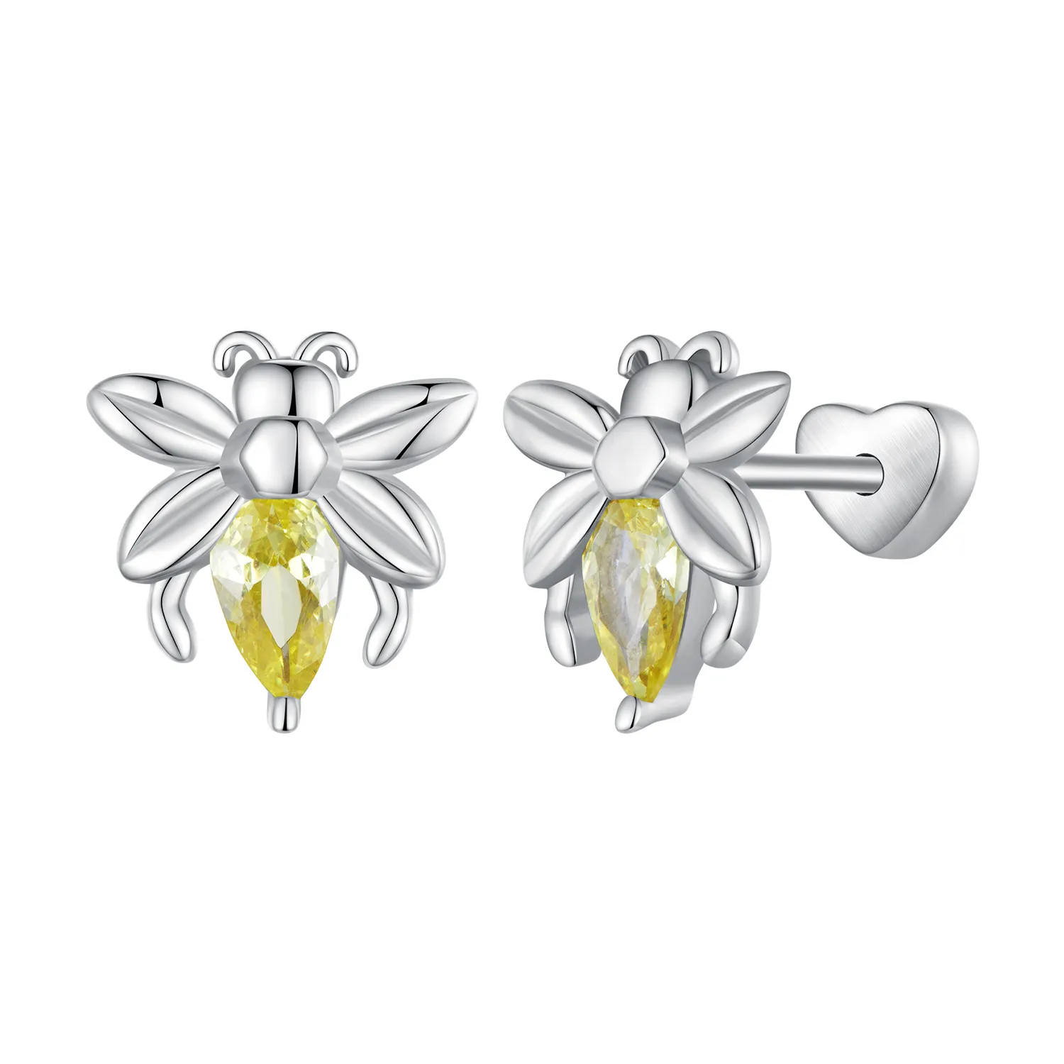 Pandora Style Bee Two Wear Studs øredobber - SCE1580