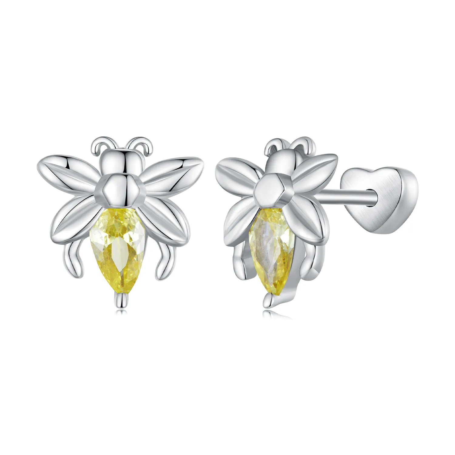 Pandora Style Bee Two Wear Studs øredobber - SCE1580