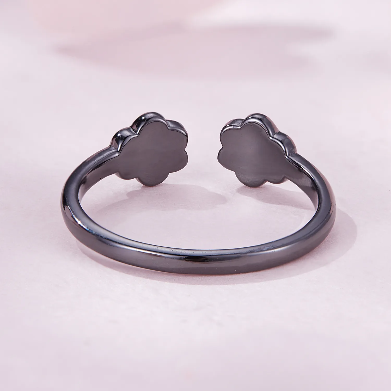 Pandora Style Black Cat Claw Open Ring - SCR913