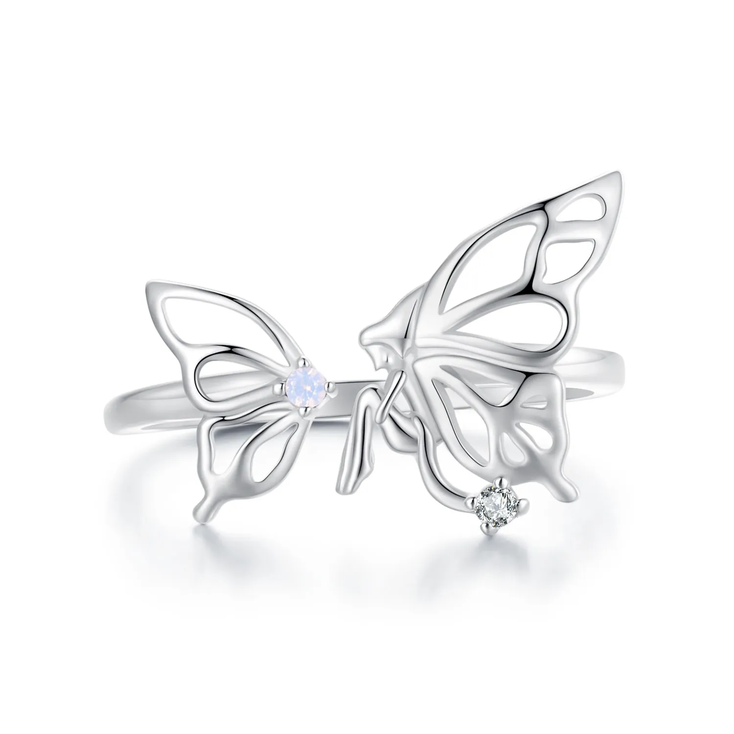 Pandora Style Butterfly Alv Ring - BSR484-E